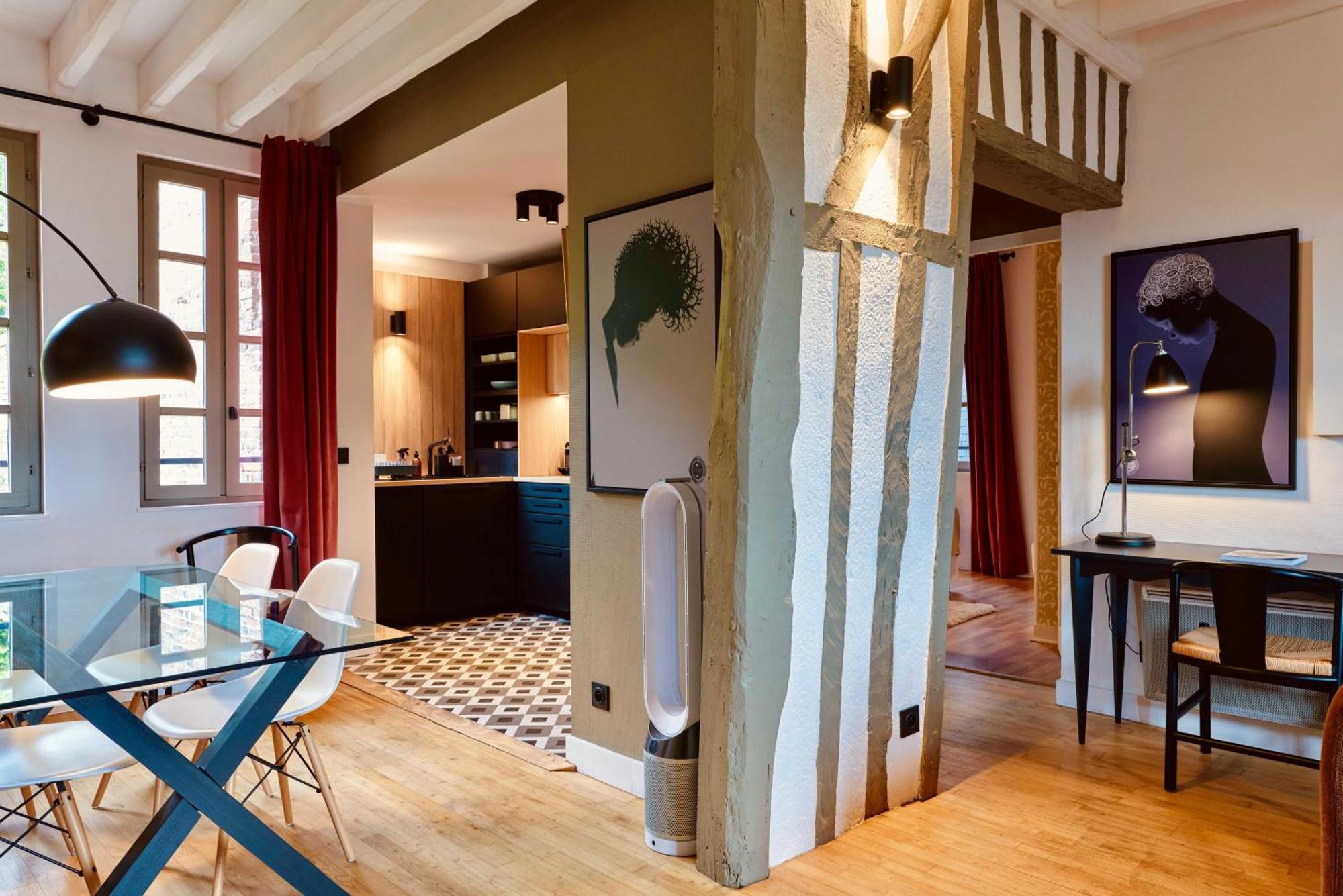 L' Annexe Du 10Honfleur Apartment Bagian luar foto